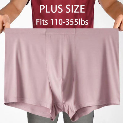 Plus Size High-Elastic Boxer Briefs(1 Pair)