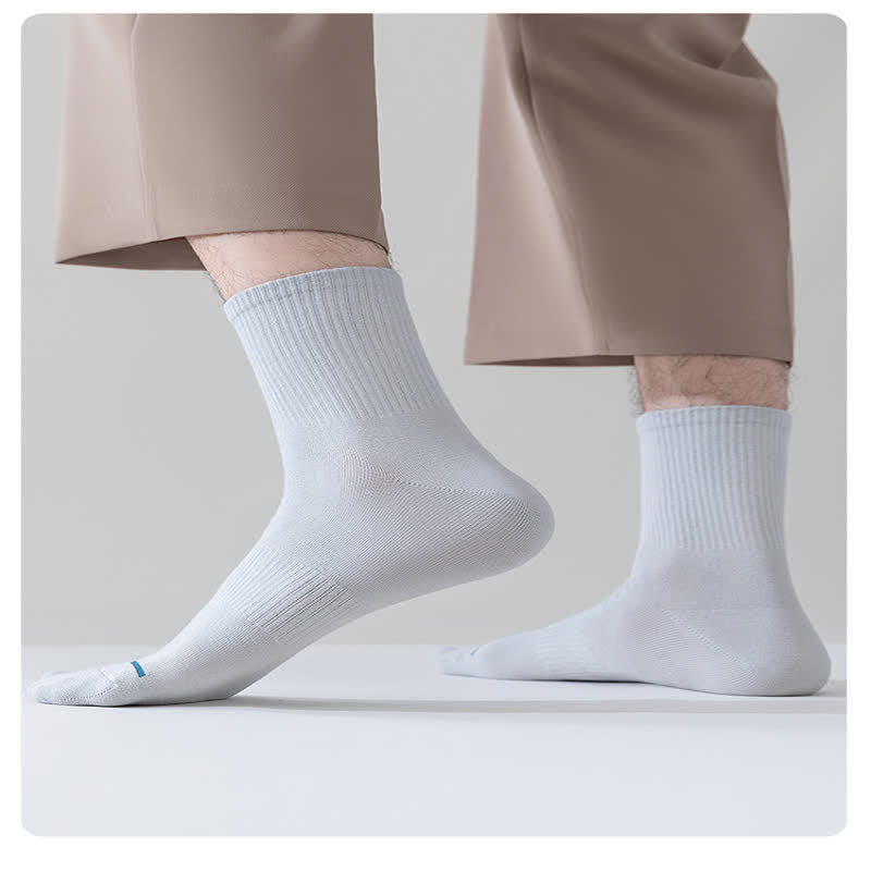 Plus Size Solid Comfy Quarter Socks(6 Pairs)