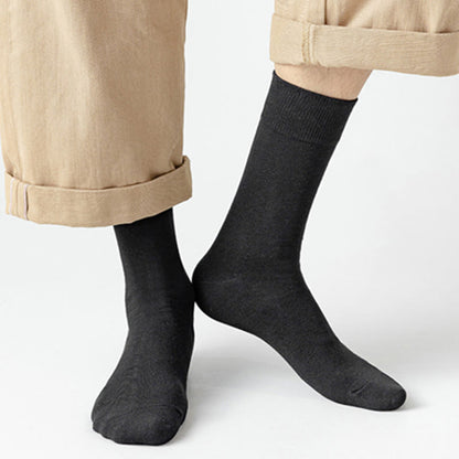 Plus Size Pure Color Crew Socks(8 Pairs)