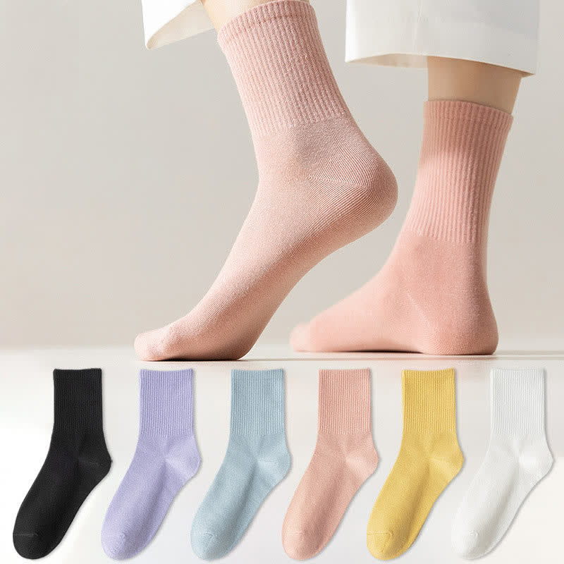 Plus Size Comfy Cotton Quarter Socks(6 Pairs) – plusock