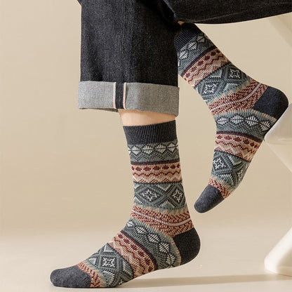 Plus Size Retro Breathable Quarter Socks(3 Pairs)