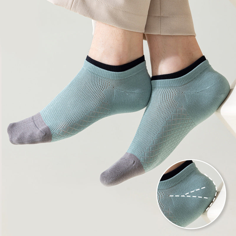 Plus Size Mesh Cotton Ankle Socks(6 Pairs)