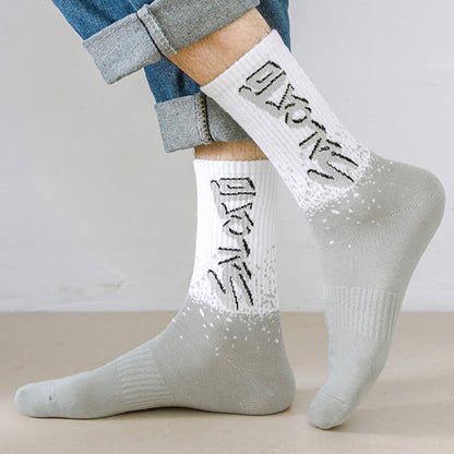 Plus Size Trendy Crew Socks(5 Pairs)