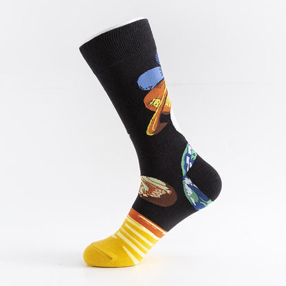 Plus Size Alien Extraterrestrial Crew Socks(5 Pairs)