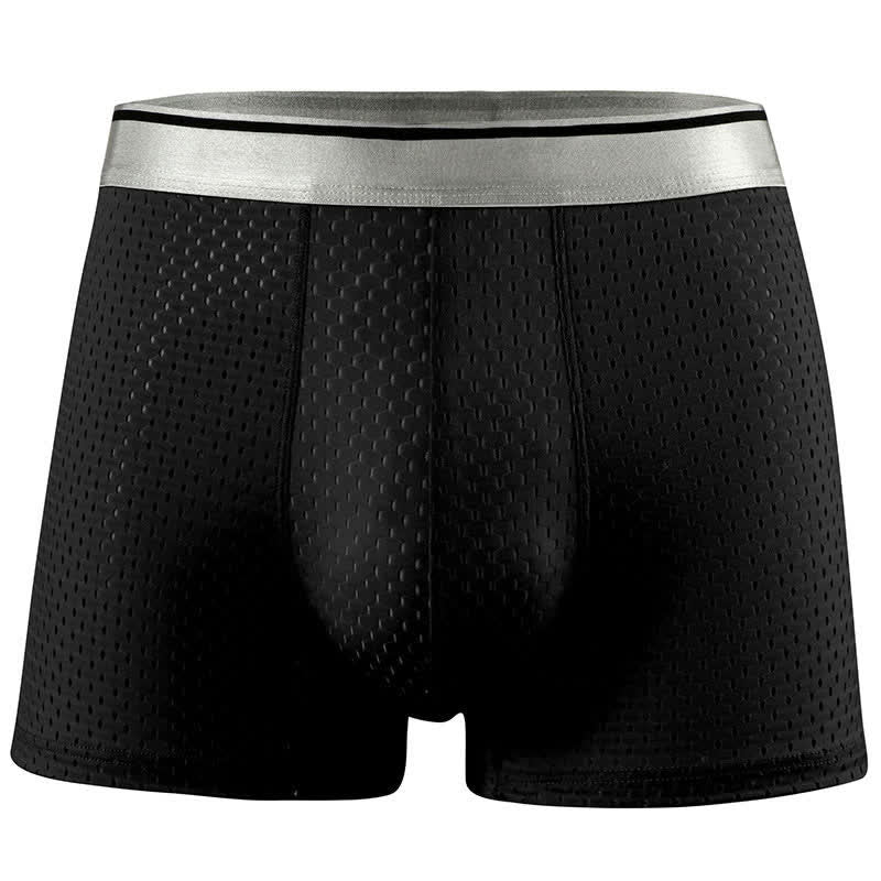 Plus Size Ice Silk Breathable Boxer Briefs(1 Pack)