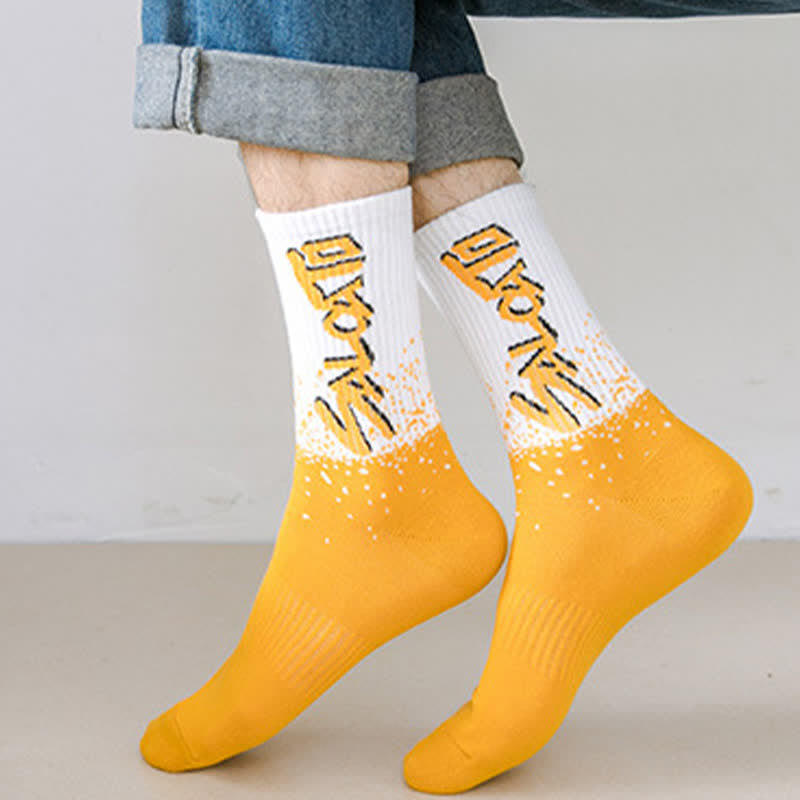 Plus Size Trendy Crew Socks(5 Pairs)