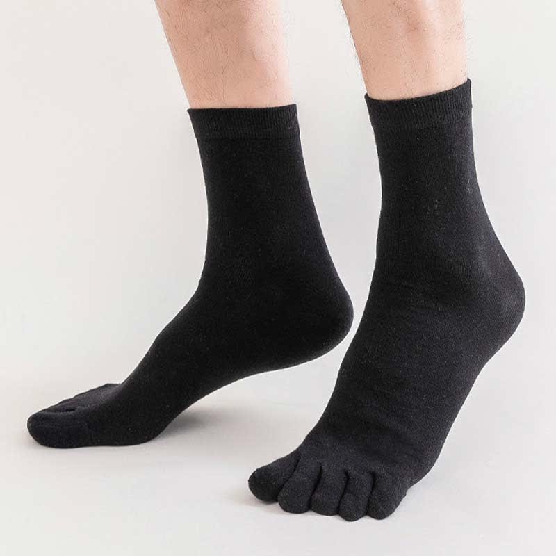 Plus Size Five Toes Antibacterial Alignment Socks(5 Pairs)