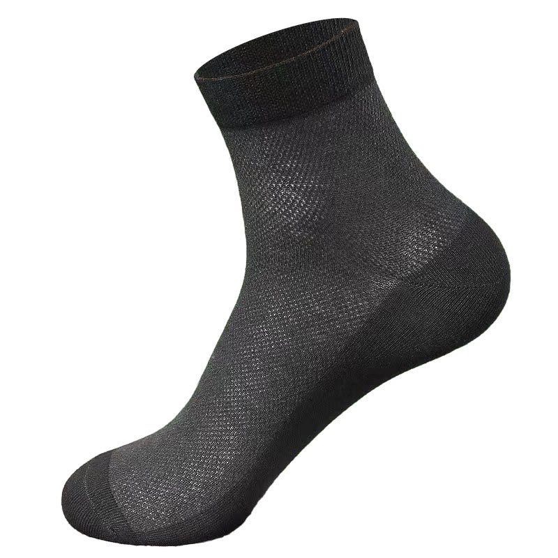 Plus Size Mesh Quarter Socks(10 Pairs)