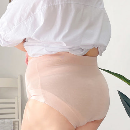 Plus Size High-Waisted Breathable Panty(3 Pairs)