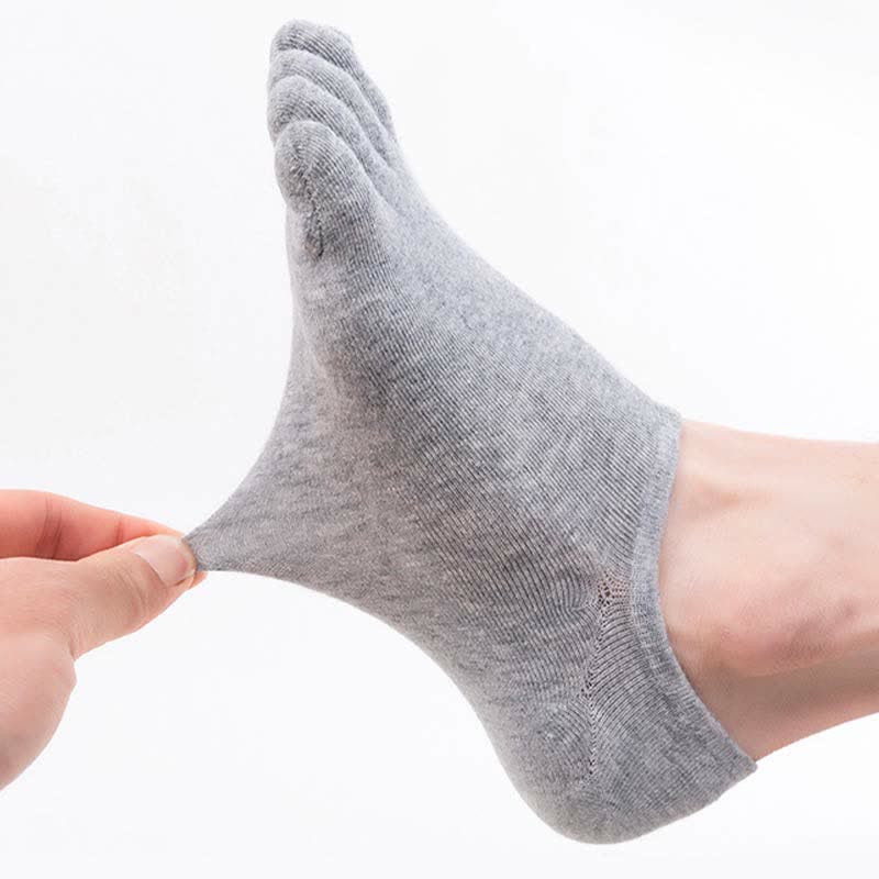 Plus Size Five Toes Antibacterial Alignment Socks(5 Pairs)