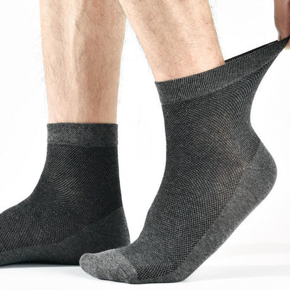 Plus Size Mesh Quarter Socks(10 Pairs)