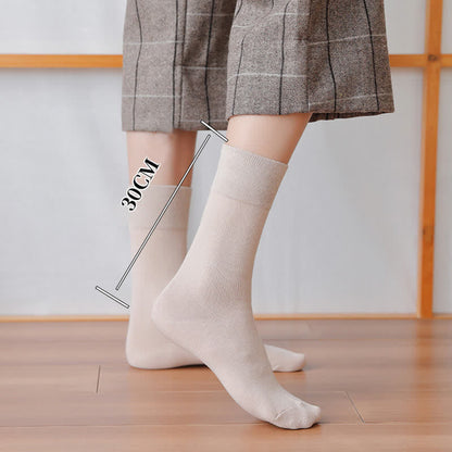 Plus Size Soft Durable Crew Socks(8 Pairs)