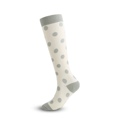 Abstract Dots Compression Socks(3 Pairs)