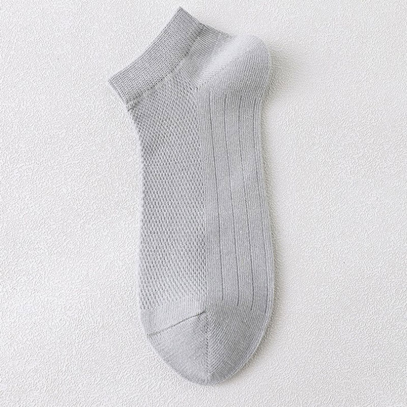 Plus Size Athletic Mesh Ankle Socks(12 Pairs)