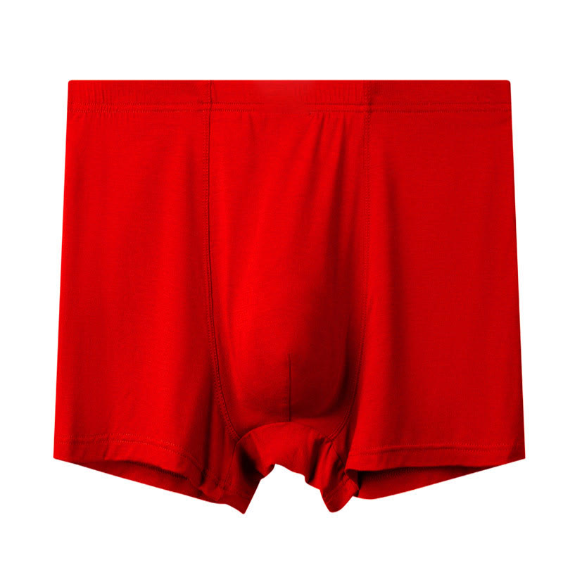 Plus Size High-Waisted Breathable Boxer Briefs(1 Pack)