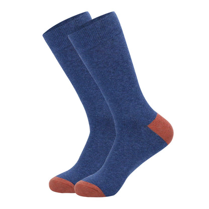 Plus Size Double Color Crew Socks(6 Pairs)