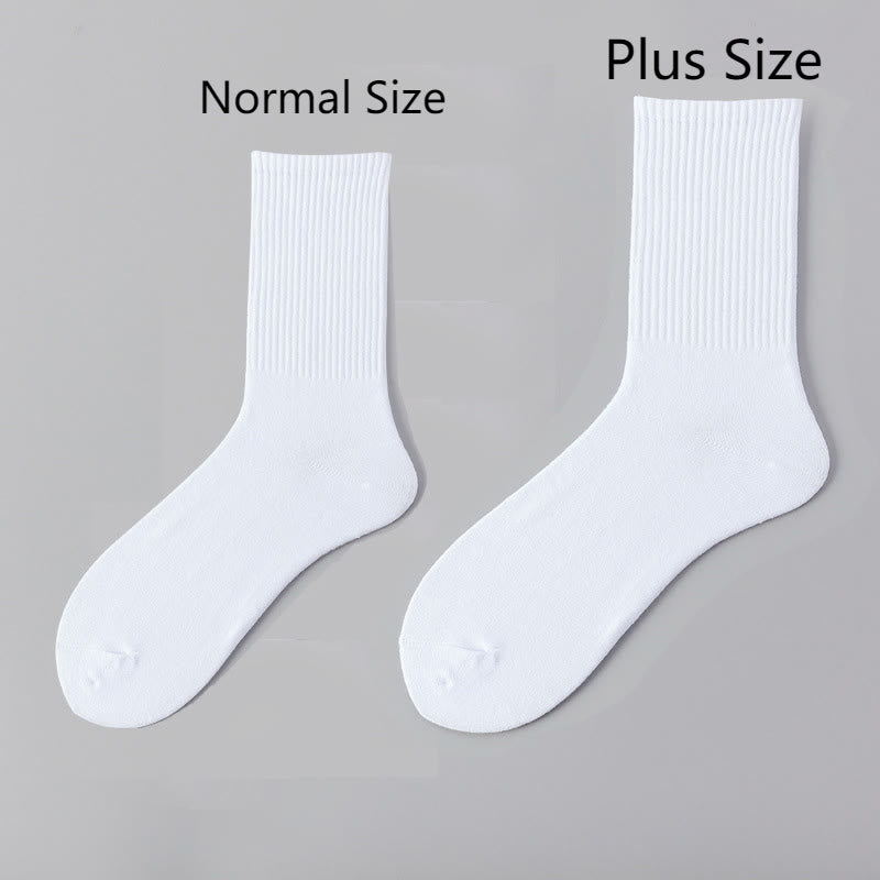 Plus Size Breathable Soft Cotton Socks(3 Pairs)