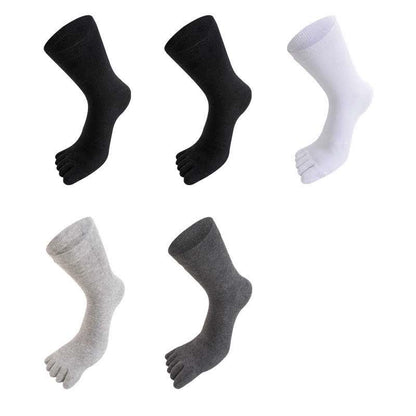 Plus Size Five Toes Antibacterial Alignment Socks(5 Pairs)