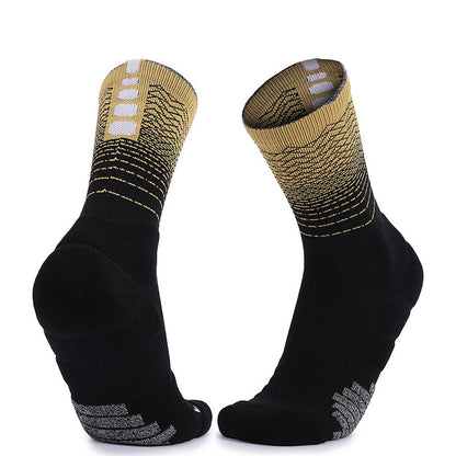 Plus Size Thickened Gradient Color Crew Socks(2 Pairs)