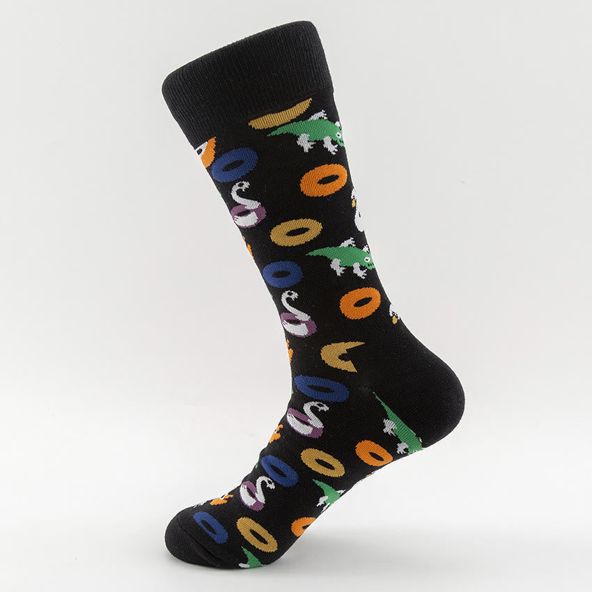 Plus Size Cheesecake Bear Crew Socks(5 Pairs)