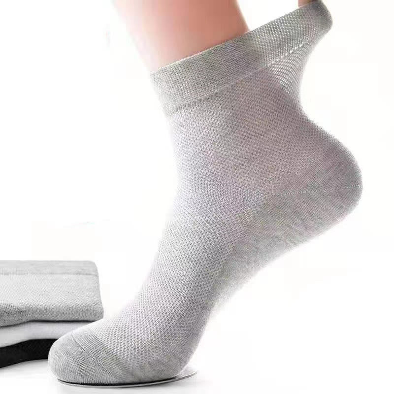 Plus Size Mesh Quarter Socks(10 Pairs)