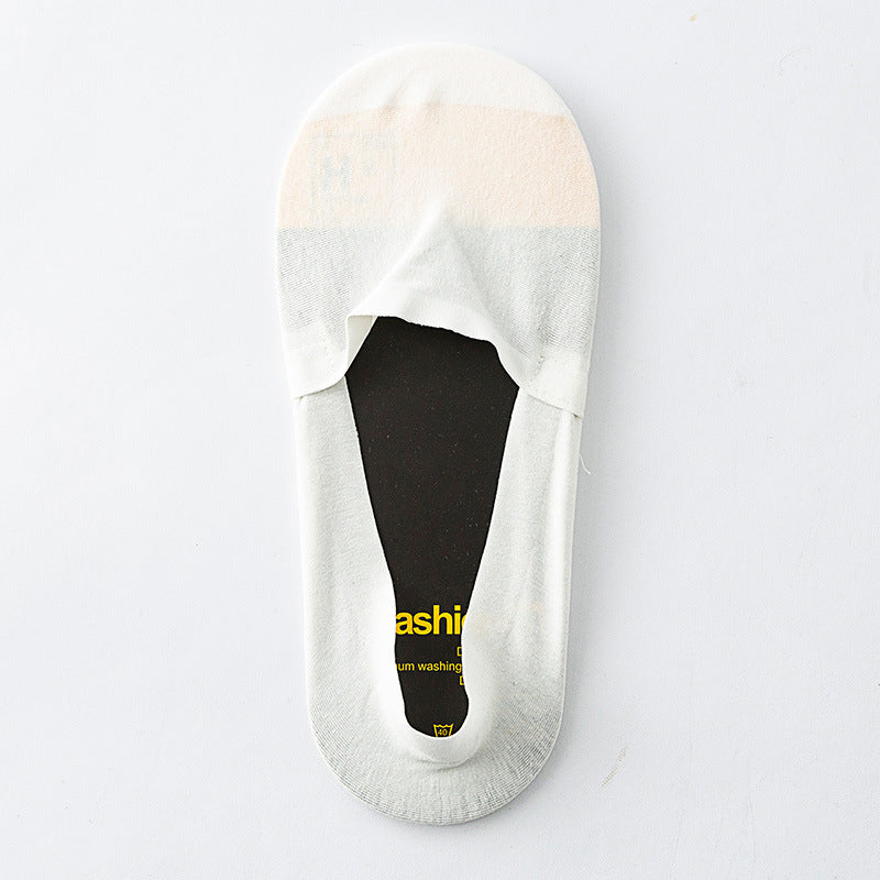 Plus Size Silicone Anti-shedding No Show Socks(5 Pairs)