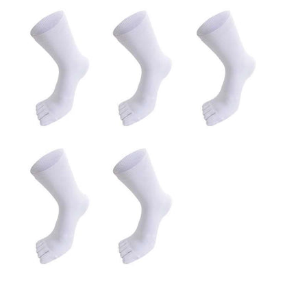 Plus Size Five Toes Antibacterial Alignment Socks(5 Pairs)