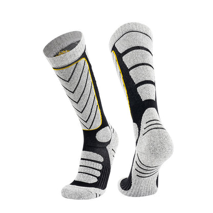 Plus Size Warm Outdoor Sports Knee High Socks(2 Pairs)