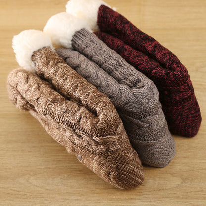 Plus Size Warm Winter Slipper Socks(2 Pairs)