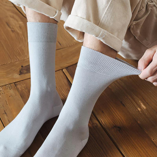 Plus Size Comfy Durable Cotton Crew Socks