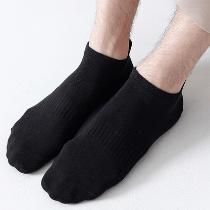 Plus Size Breathable Solid Color Ankle Socks(8 Pairs)