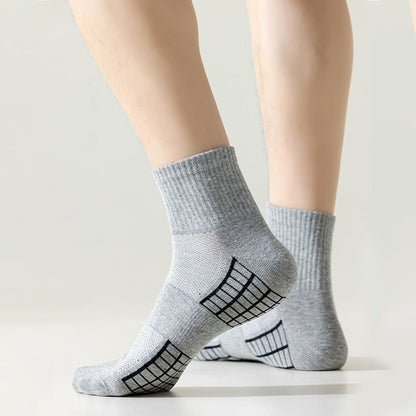 Plus Size Breathable Sport Quarter Socks(3 Pairs)