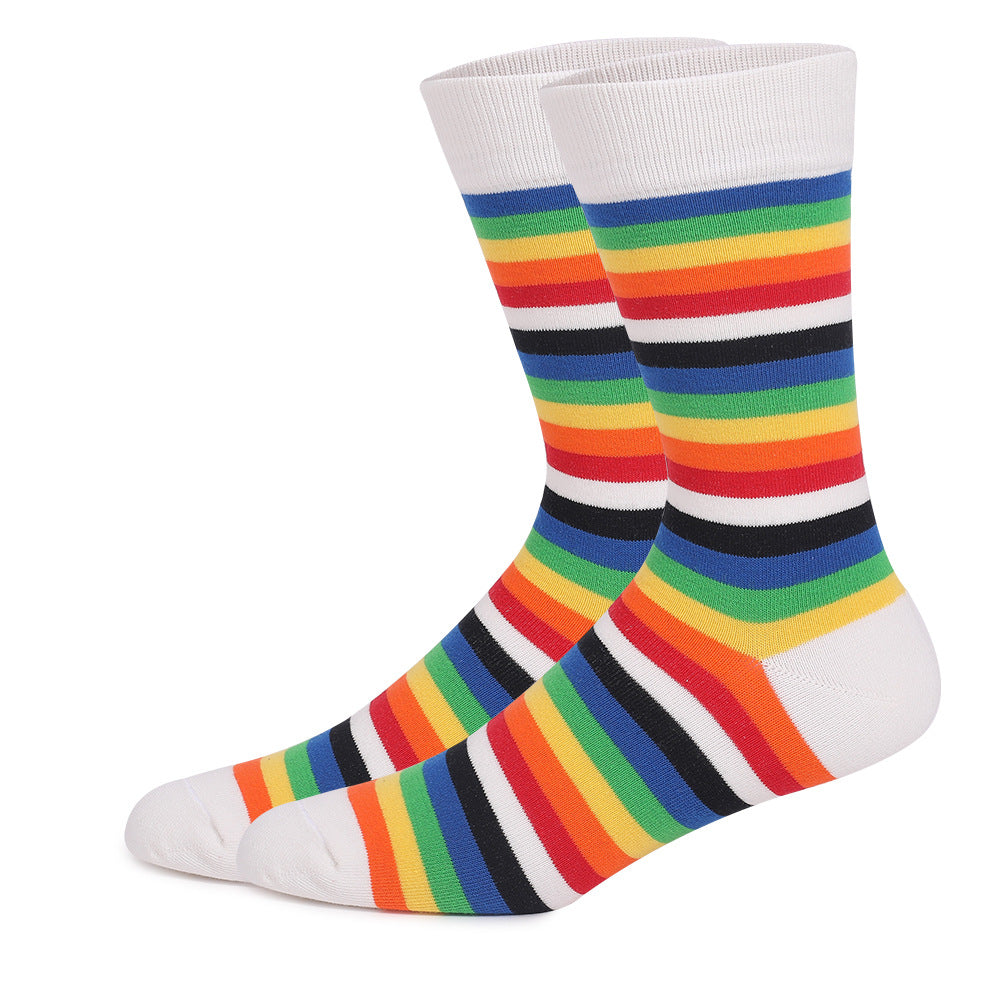 Plus Size Pride Crew Socks(5 Pairs)