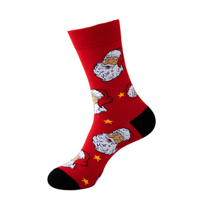 Plus Size Christmas Warm Cozy Crew Socks(5 Pairs)