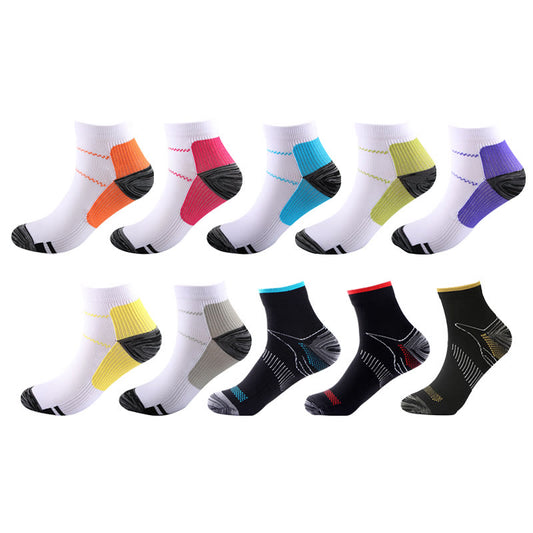 Plus Size Elastic Sports Ankle Compression Socks(10 Pairs)