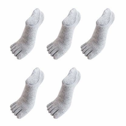 Plus Size Five Toes Antibacterial Alignment Socks(5 Pairs)