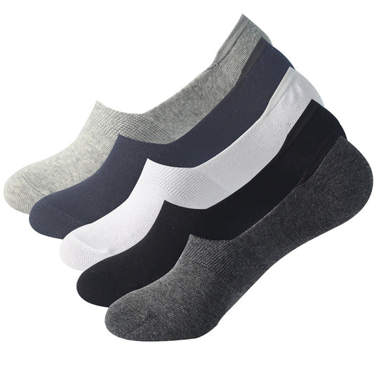 Plus Size Sweat Absorption No Show Socks(10 Pairs)