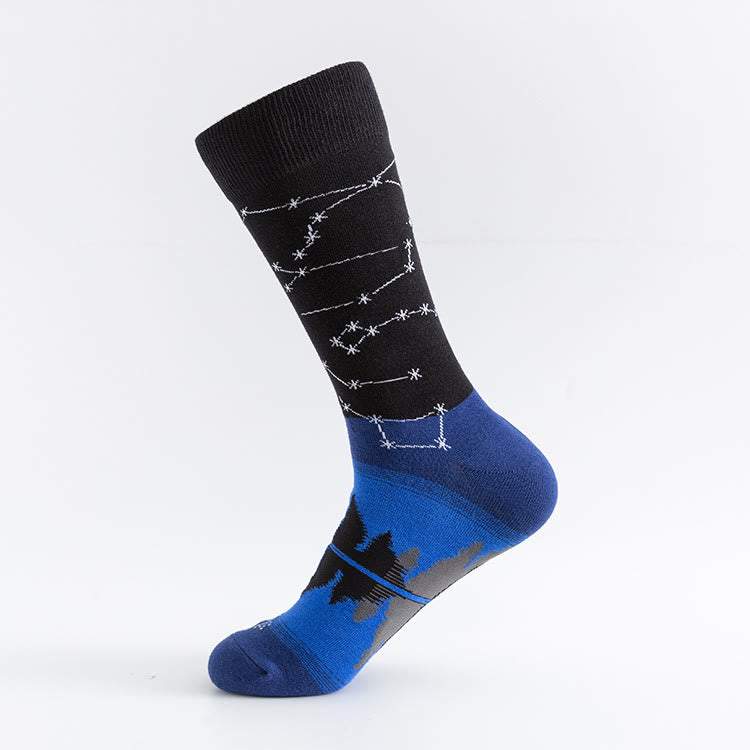 Plus Size Alien Extraterrestrial Crew Socks(5 Pairs)