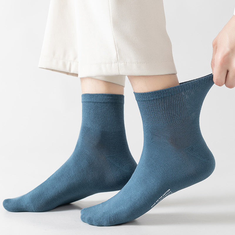 Plus Size Soft Cotton Quarter Socks (3 Pairs)