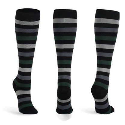 Striped Series Casual Compression Socks(6 Pairs)