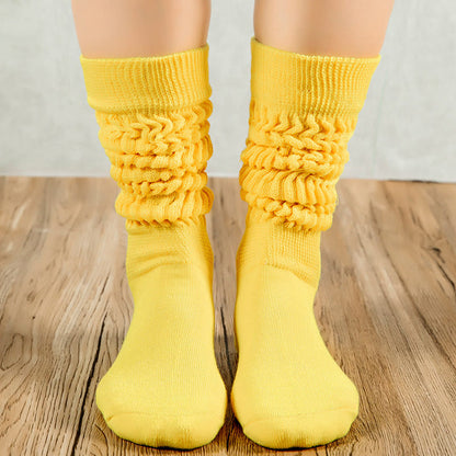 Candy Colored Soft Slouch Socks(2 Pairs)