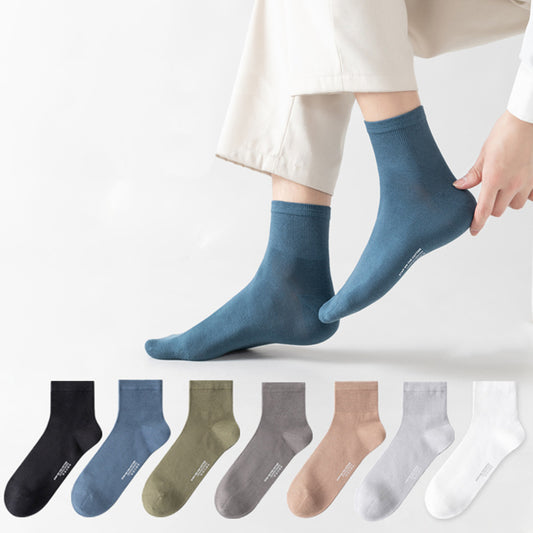 Plus Size Soft Cotton Quarter Socks (3 Pairs)