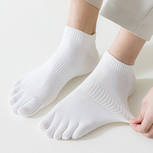 Plus Size Five Toes Ankle Socks(5 Pairs)