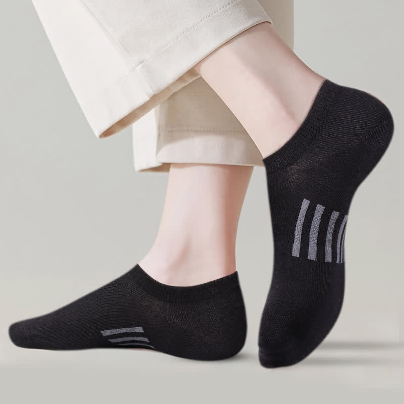 Plus Size Anti-sweat Sport Ankle Socks(3 Pairs)