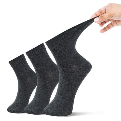 Plus Size Pure Color Crew Socks(8 Pairs)