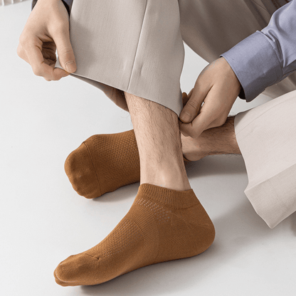 Plus Size Antibacterial Ankle Socks(6 Pairs)