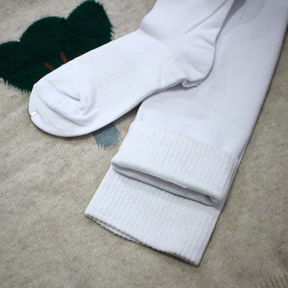 Plus Size Cotton Thick Thigh High Socks