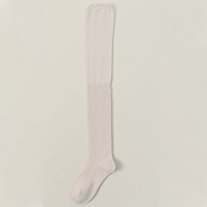 Solid Color Thigh High Socks(2 Pairs)