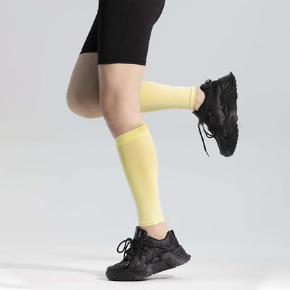 Ice Silk Footless Cool Compression Sleeve Socks Unisex