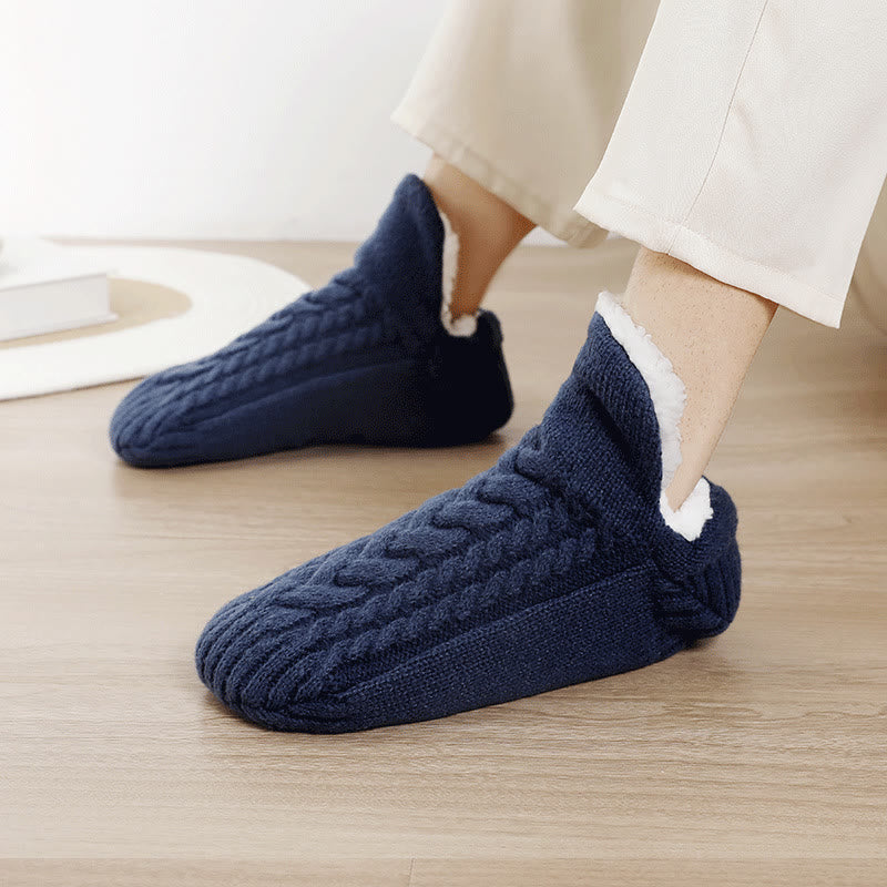 Plus Size Anti Slip Slipper Socks(2 Pairs)